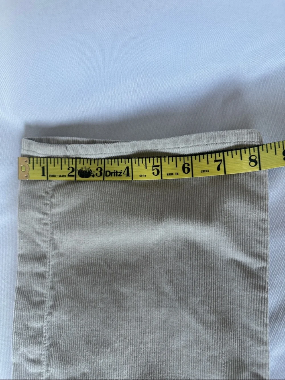 J.Crew Pants Mens 30x32 Slim Straight Light Gray Corduroy Preppy Academic